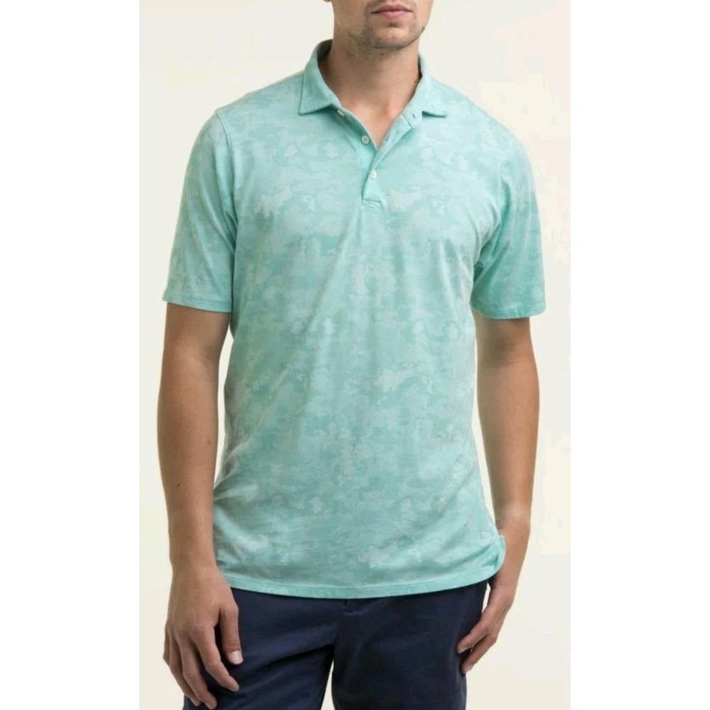 NWT B Draddy Golf GIL Polo Seaglass Green Preppy Shirt Top‎ Cottage XL